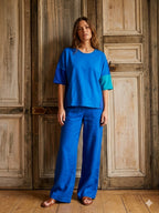 Geesje Sturre - Shirt #663854  - kleurvlakken blauw