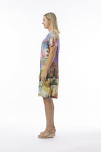 ORIENTIQUE - Digital Dress Shift 71604 - Scenic bloem
