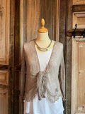 Normal Crazy - Vestje Ikat - #72 Taupe Ikat
