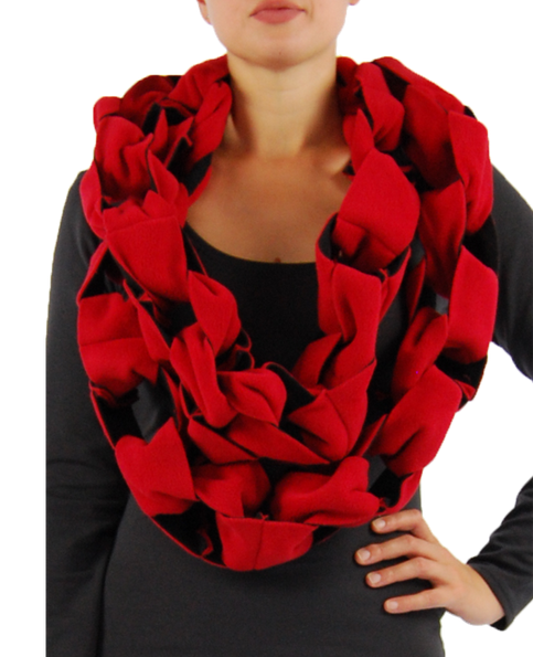 Boris - Kettingsjaal - nr. 8025-O Rood