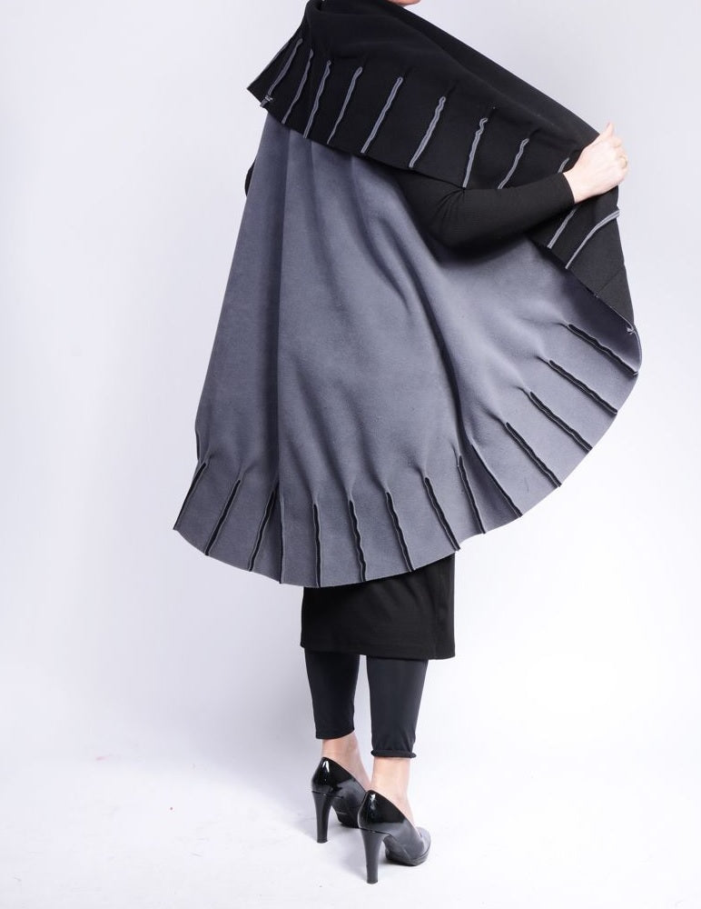 Boris - Poncho naden fleece - nr. 8030