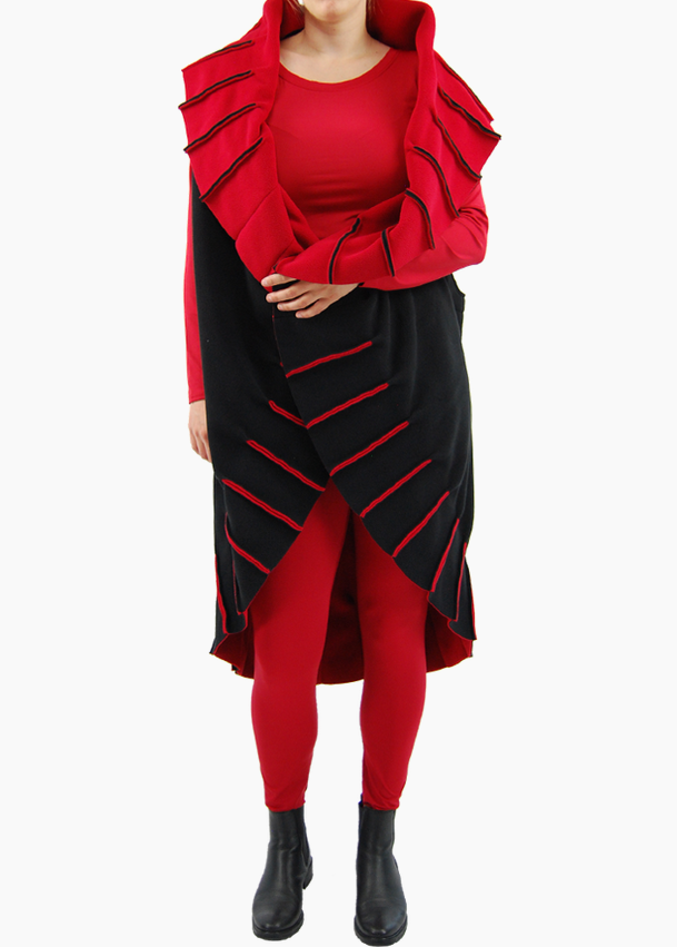 Boris - Poncho naden fleece - nr. 8030