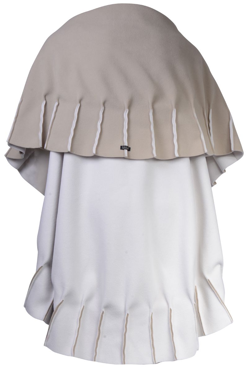Boris - Poncho naden fleece - nr. 8030