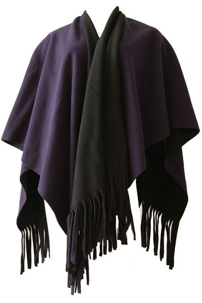 Boris - Poncho reversible  incl. sjaal  nr. 8092