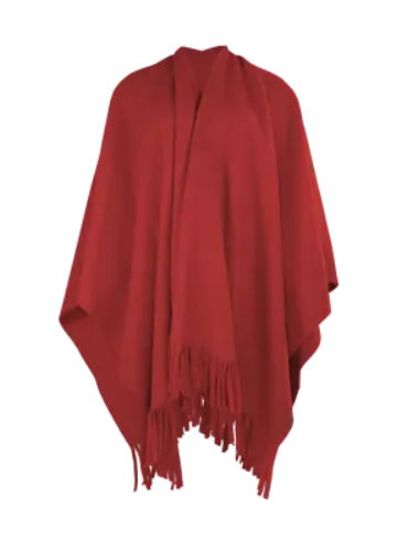 Boris - Omslag poncho fleece uni - nr. 8094