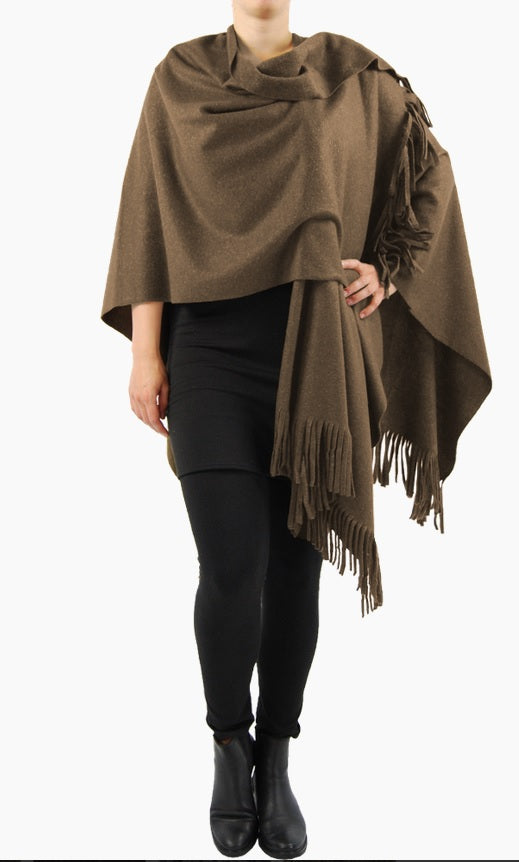 Boris - Poncho fleece mêlee - nr. 8094.1