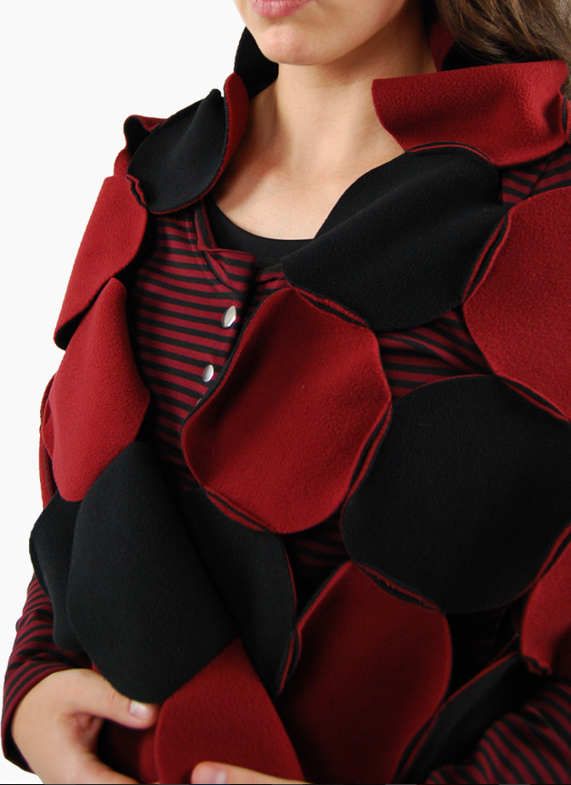 Boris - Sjaal cirkels fleece - nr. 8165
