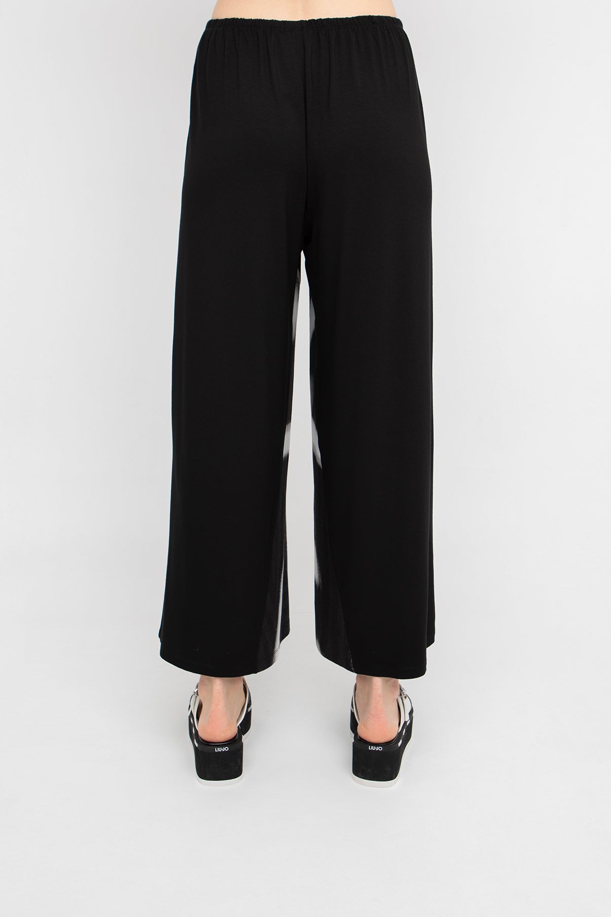 Ozai N Ku - Broek met abstracte print - Foam Black/White