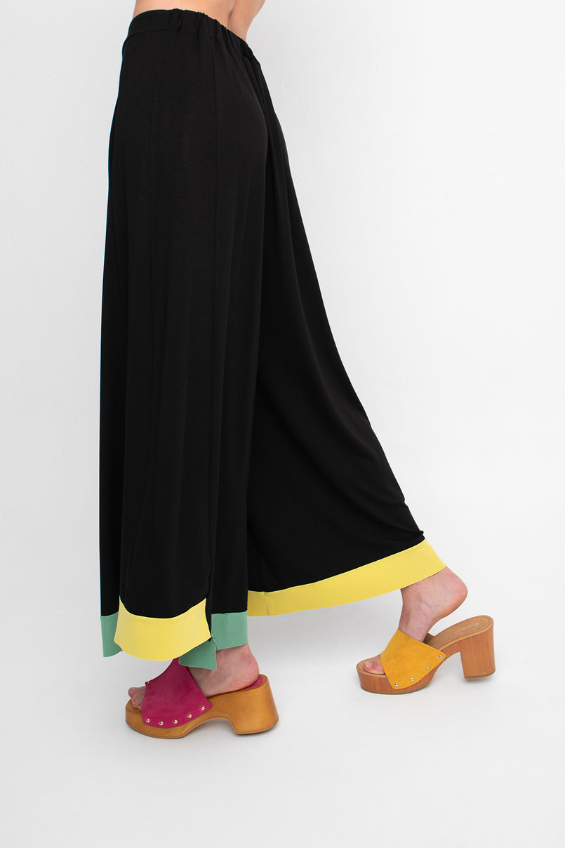 Ozai N Ku - broek met kleurrijke accenten - Spray - Maat S