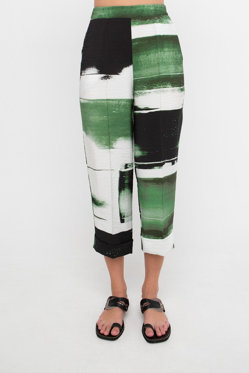Ozai N Kü - Cropped broek 861294 - Print Bricks