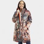 ORIENTIQUE - Puffer Coat Reversible - Japanese Garden