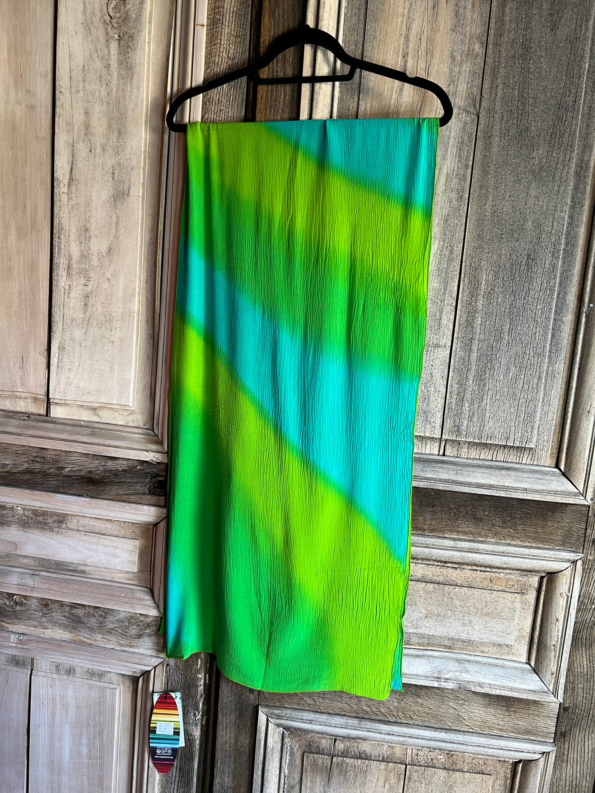 Angel Circle - Sjaal KT9085T - Groen batik print