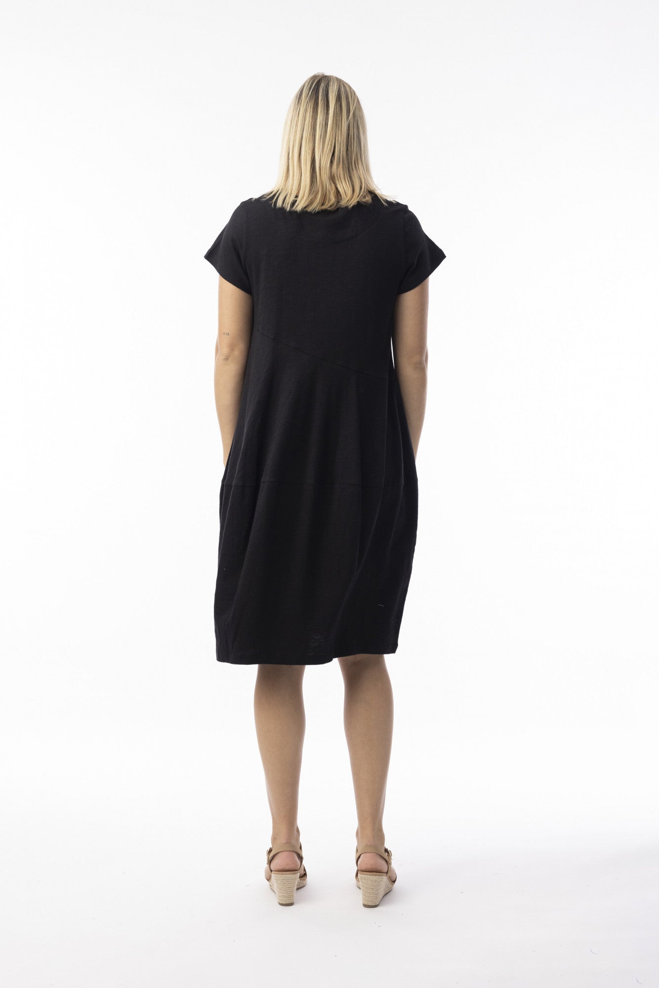 ORIENTIQUE - Jurk Bubble 91279 - Black