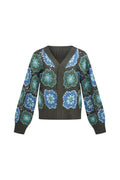 HeArt - Flores gehaakt vest PLP - Green