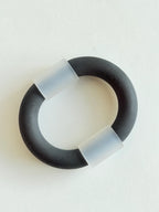 Trijn Sieraden - Armband rubber en acrylaat (A25-3)