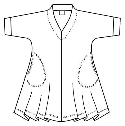 Aïno - Maarit short - Waves Royal *