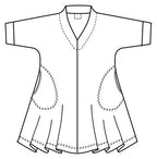 Aïno - Maarit short - Waves Black - Maat S*
