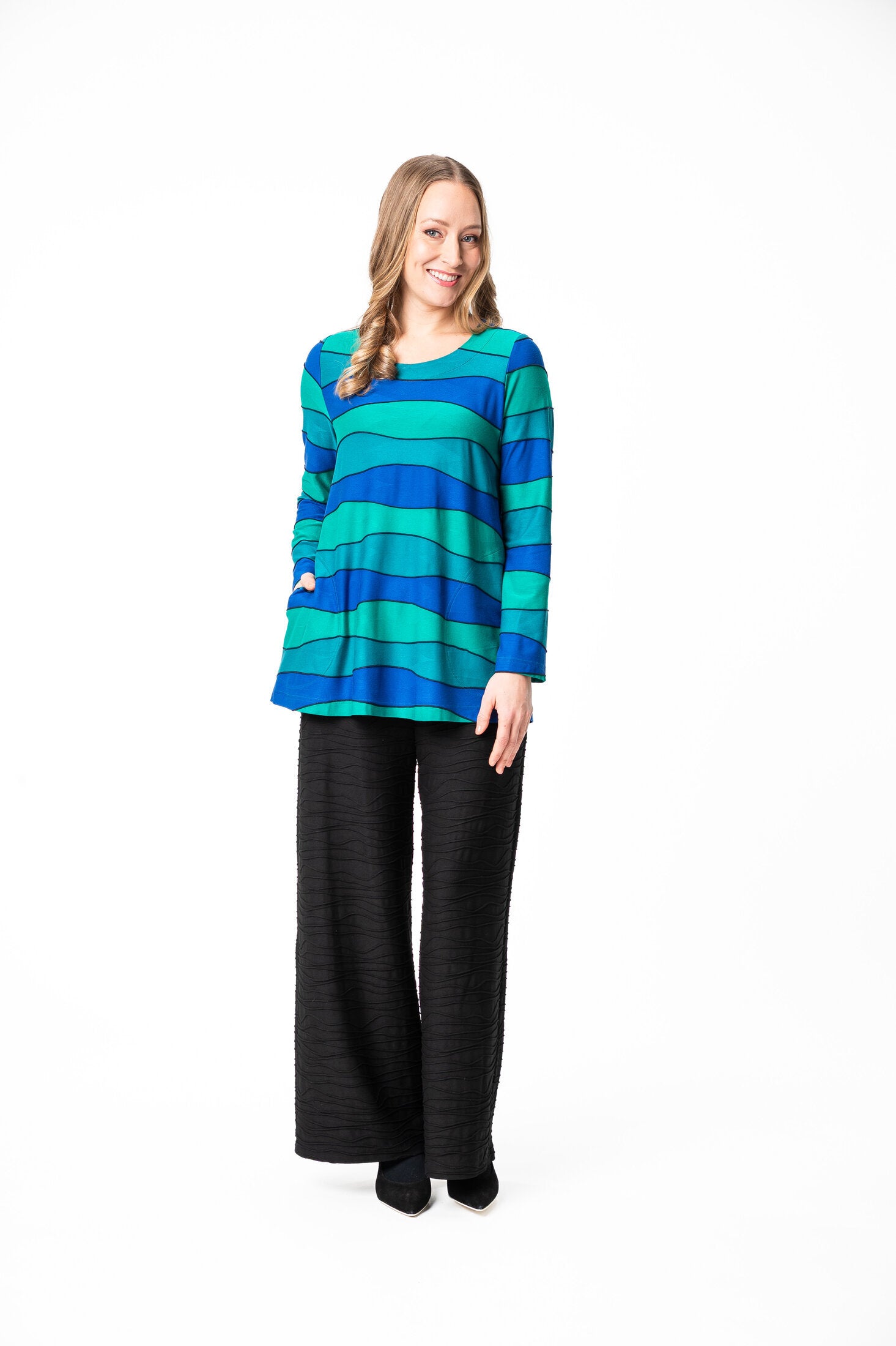 Aïno - Tuniek Raisa - Sonora 500 -Blue/Green