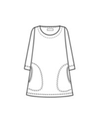 AÏNO - Shirt Alma - Blue Beach *