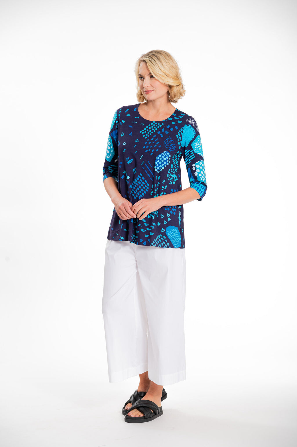 AÏNO - Shirt Alma - Blue Beach *