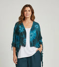 Luna Serena - Vestje Alice - Turquoise batik print