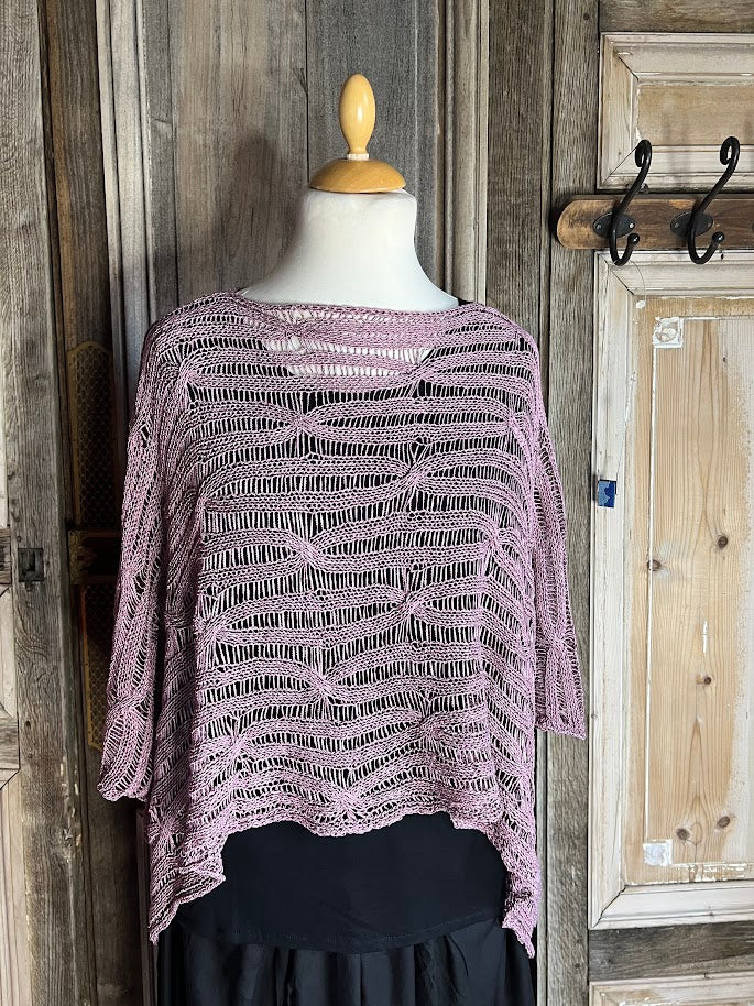 Amandine - Gehaakte trui - Mauve
