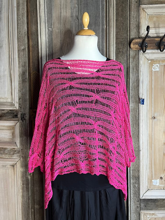 Amandine - Gehaakte trui - Pink/Magenta