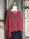 Amandine - Gehaakte trui - Rood