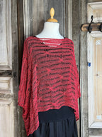 Amandine - Gehaakte trui - Rood