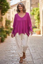 Amandine - Trui - Roze/Magenta