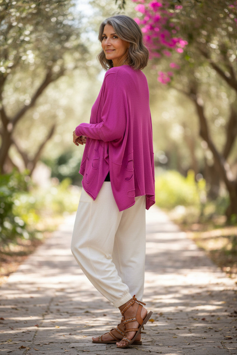 Amandine - Trui - Roze/Magenta