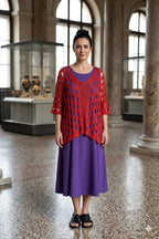 Amandine - Trui open - Rood