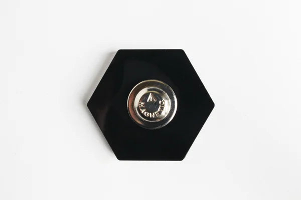 Trijn sieraden - Broche kubus (#B24-6) - Black/white