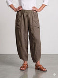 BB Style - Linnen broek PuroLino lang - Taupe