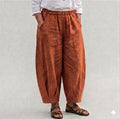 BB Style - Linnen Ballonbroek - Brique