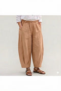 BB Style - Linnen Ballonbroek - Lichtbruin