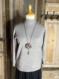 BB Style - Trui met turtle hals - Grijs