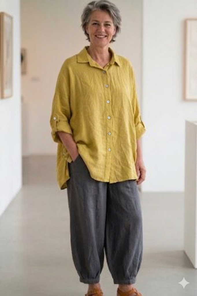 BB style -  Linnen blouse