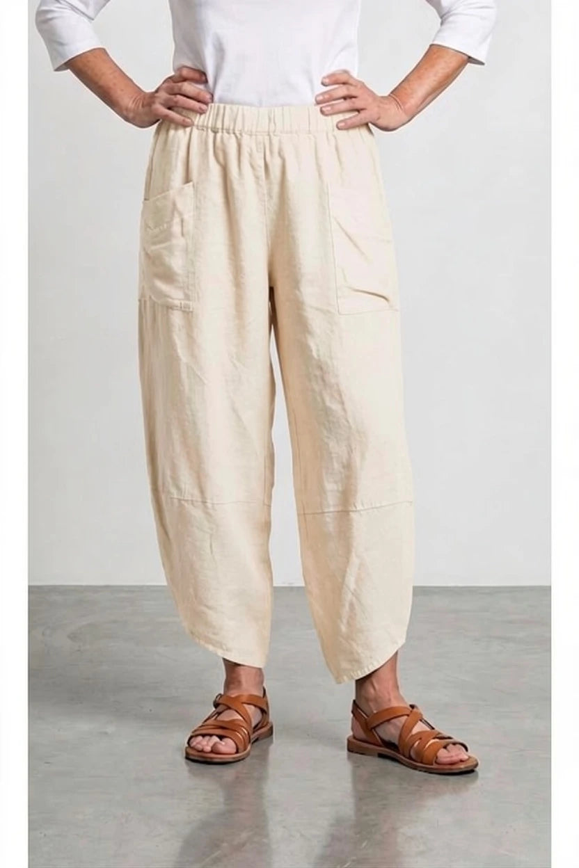 BB Style - Linnen broek PuroLino - Zand