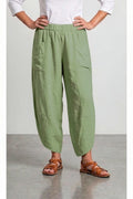 BB Style - 100% Pure linen broek - Olijf