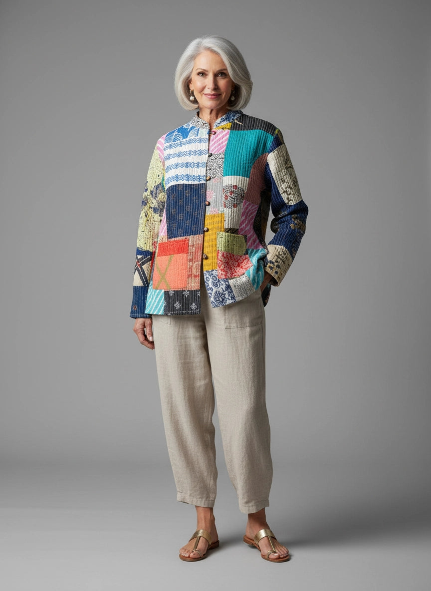 BB Style - Indiaas patchwork jasje – reversibel  2