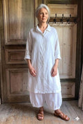 BB style -  Linnen blouse basic - Wit