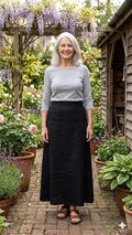 BB Style - Linnen rok - zwart