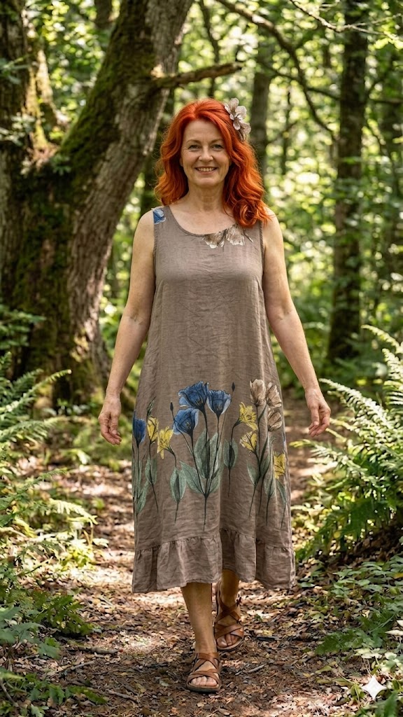 BB Style - Jurk met jasje Bloem - Taupe