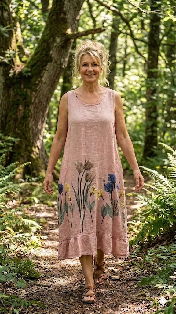BB Style - Jurk met jasje Bloem - Poerderroze