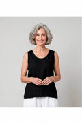BB style - Mouwloze Linnen top - Zwart