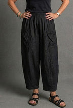 BB Style - Linnen broek - Black