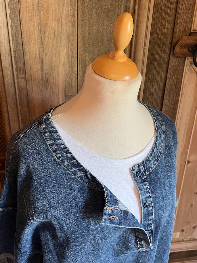 Bella Blue - Jurk - Denim E81-R168