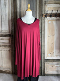 Normal Crazy - Tuniek Big Aline lange mouw - Rood