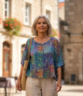 Normal Crazy - Blouse Botton - korte mouw